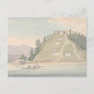 Charles Hamilton Smith -By med vänlig indian Vykort