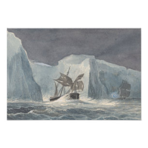 Charles Hamilton Smith - Erebus Passing Fototryck