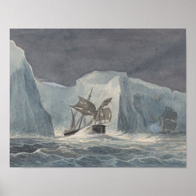 Charles Hamilton Smith - Erebus Passing Poster (Framsidan)
