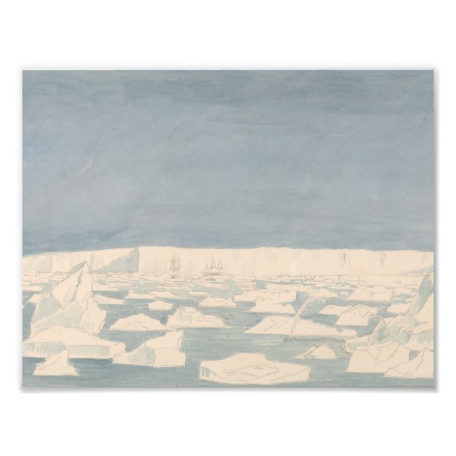 Charles Hamilton Smith - Part of the South Pole Fototryck (Framsidan)