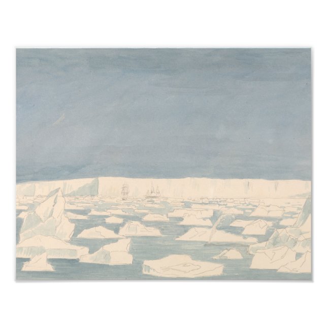 Charles Hamilton Smith - Part of the South Pole Fototryck (Framsidan)