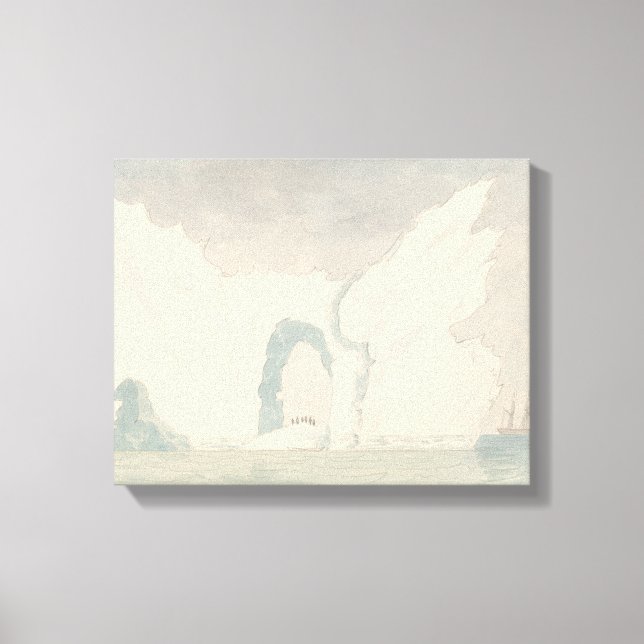 Charles Hamilton Smith - Remarkable Iceberg Canvastryck (Framsida)