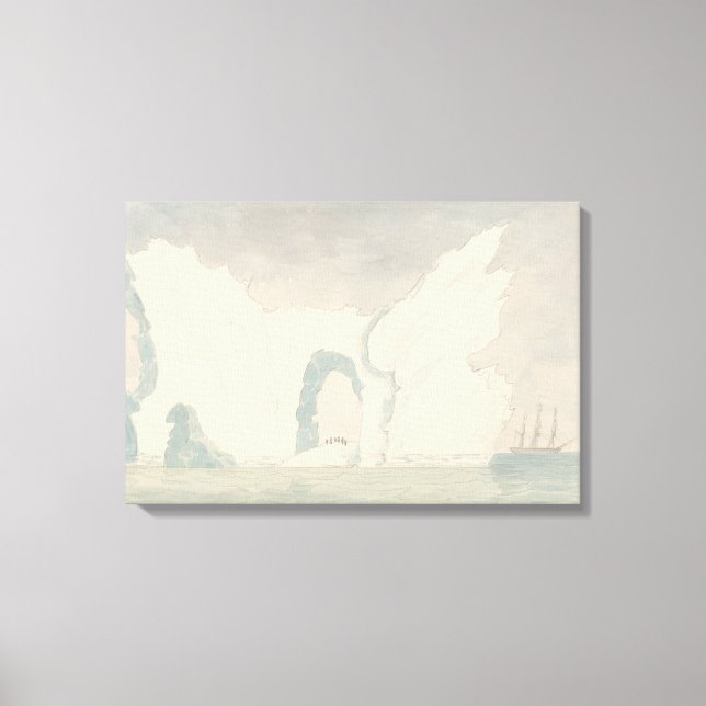 Charles Hamilton Smith - Remarkable Iceberg Canvastryck (Framsida)