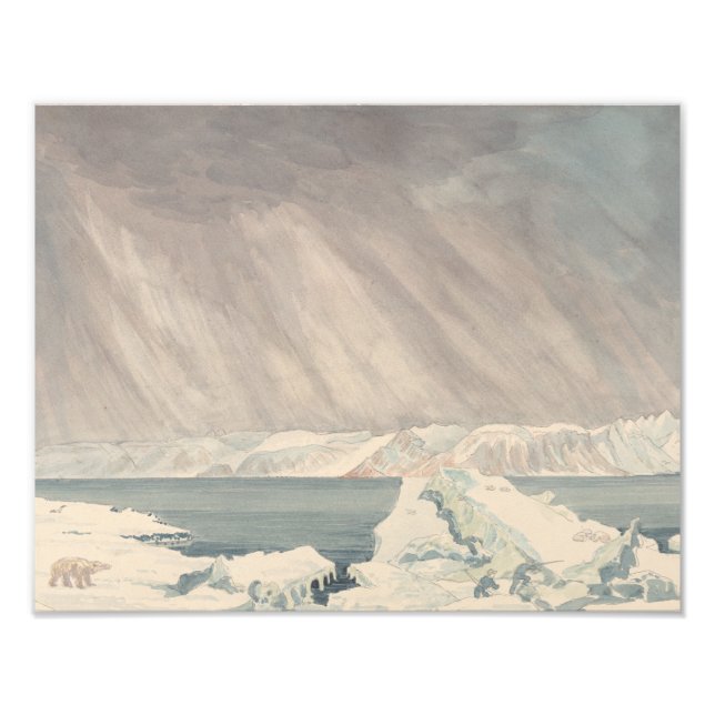 Charles Hamilton Smith - Spitzbergen, Bearing Fototryck (Framsidan)