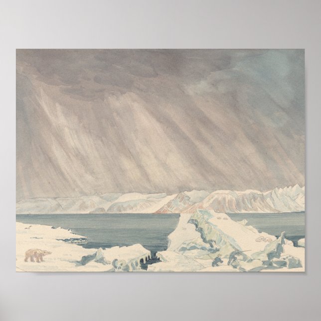 Charles Hamilton Smith - Spitzbergen, Bearing Poster (Framsidan)