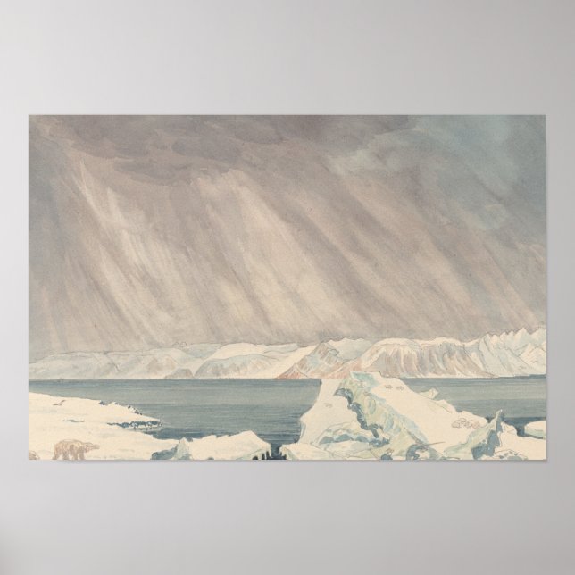 Charles Hamilton Smith - Spitzbergen, Bearing Poster (Framsidan)