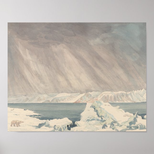 Charles Hamilton Smith - Spitzbergen, Bearing Poster (Framsidan)