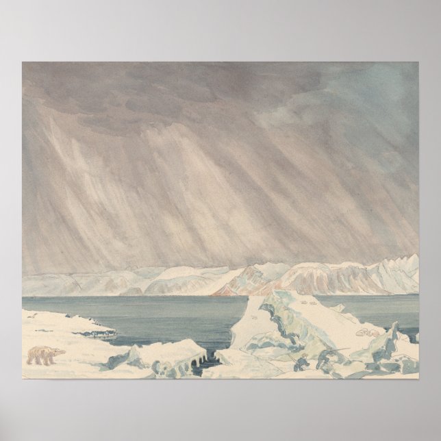 Charles Hamilton Smith - Spitzbergen, Bearing Poster (Framsidan)