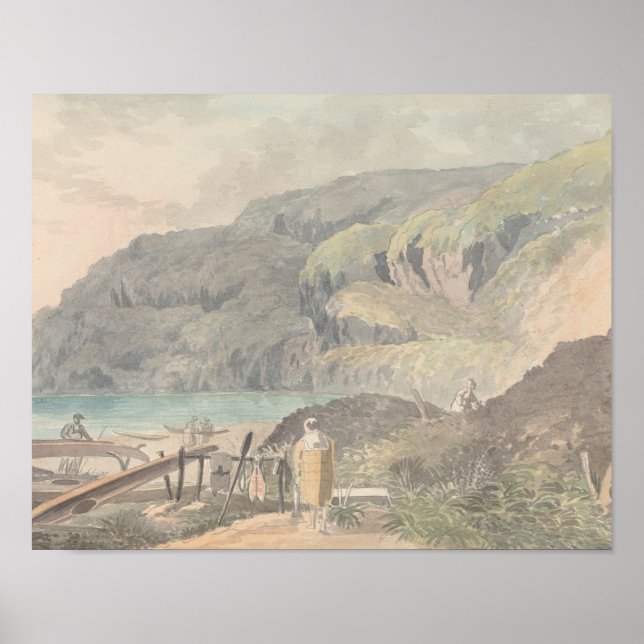 Charles Hamilton Smith - View of a Sjö Poster (Framsidan)