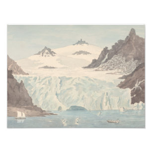 Charles Hamilton Smith - View of an Iceberg Fototryck