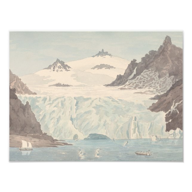 Charles Hamilton Smith - View of an Iceberg Fototryck (Framsidan)