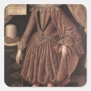 Charles I as Prince of Wales, 1612-13 Fyrkantigt Klistermärke