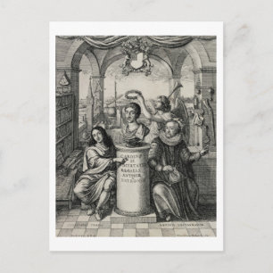 Charles II (1630-1685) som Royalets societs skydds Vykort