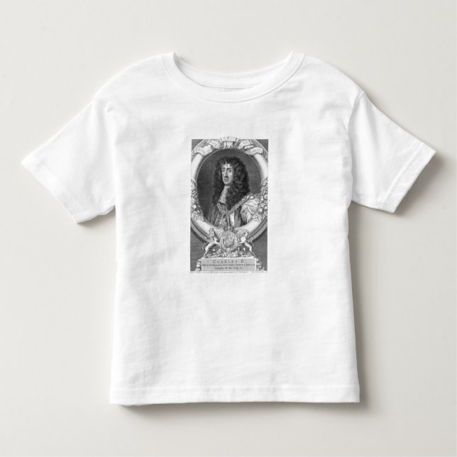 Charles II (1630-85) kung av Storbritannien och T Shirt (Framsida)
