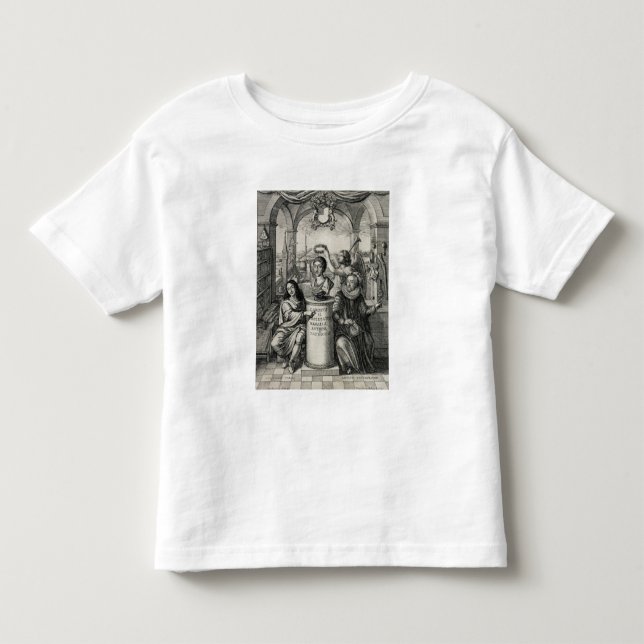 Charles II (1630-85) som beskyddare av den Tee (Framsida)