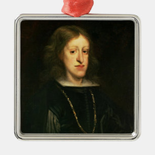 Charles II av Spanien Julgransprydnad Metall