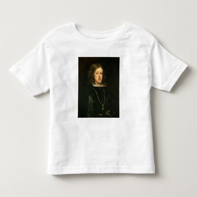 Charles II av Spanien T Shirt (Framsida)