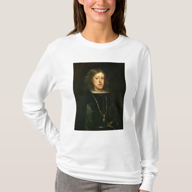 Charles II av Spanien Tee Shirt (Framsida)