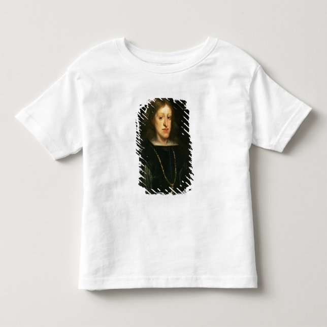 Charles II av Spanien Tee Shirt (Framsida)