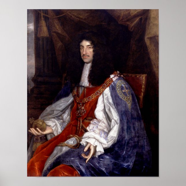 Charles II av Underbara Storbritannien och Irland Poster (Framsidan)