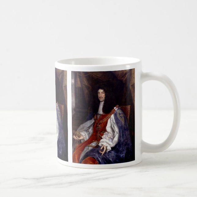 Charles II för Underbara Storbritannien och Irland Kaffemugg (Höger)