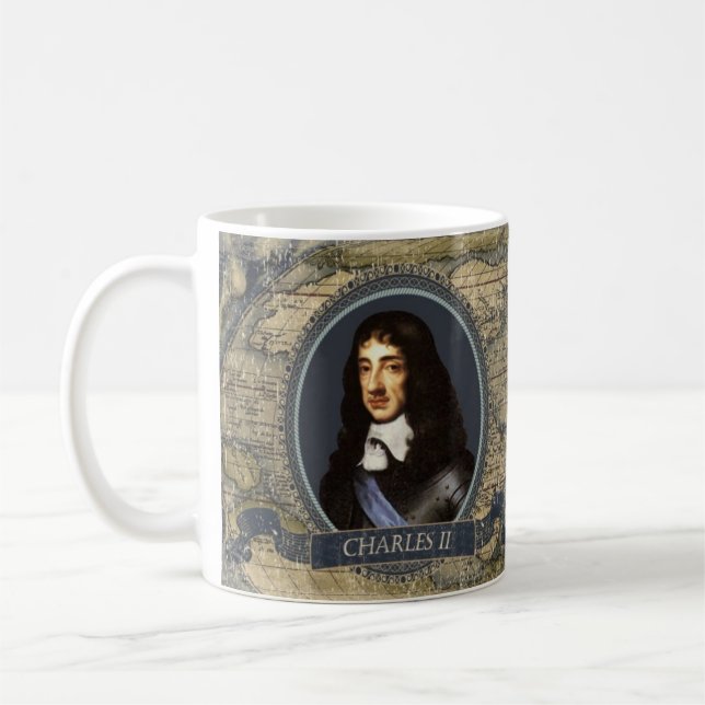 Charles II historisk mugg (Vänster)