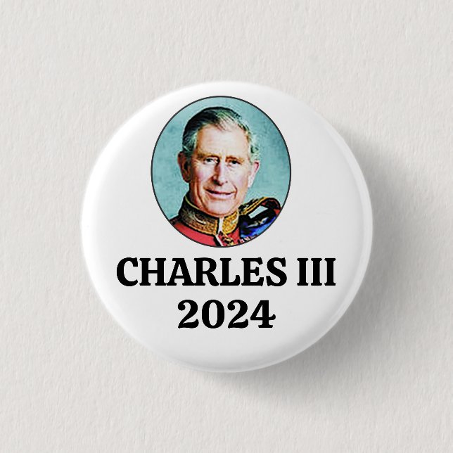Charles III 2024 Knapp (Framsida)