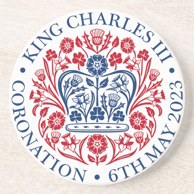 Charles III Coronation Underlägg (Framsidan)