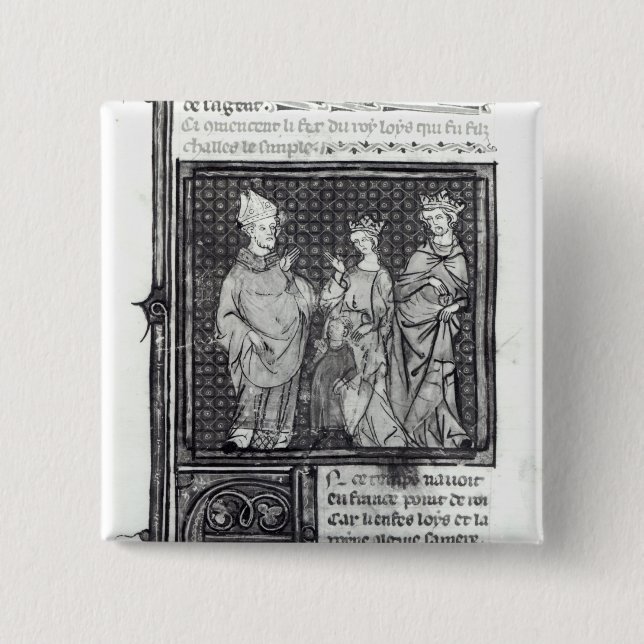 Charles III det enkelt med hans fru och hans Knapp (Framsida)