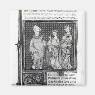 Charles III det enkelt med hans fru och hans Magnet