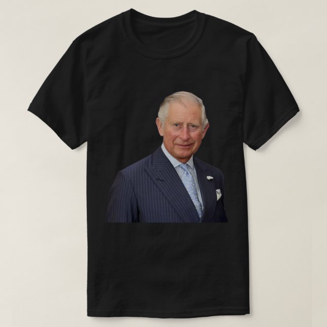 Charles III Kung i England T Shirt (Design framsida)