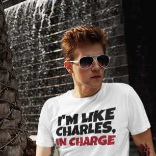 CHARLES IN CHARGE, RETRO MANAR KONT-SHIRTS T SHIRT