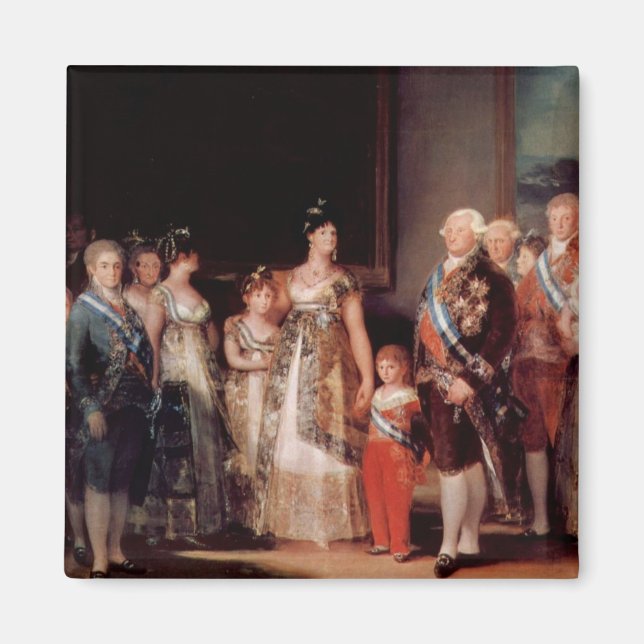 Charles IV av Spanien och hans familj - Goya Magnet (Framsidan)