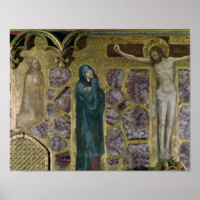Charles IV i Prayer, Virgin och Kristi of Poster (Framsidan)