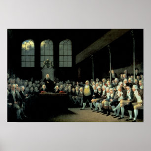 Charles James Fox Addressing House Poster