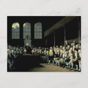 Charles James Fox Addressing House Vykort