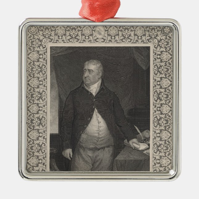 Charles James räv Julgransprydnad Metall (Framsidan)