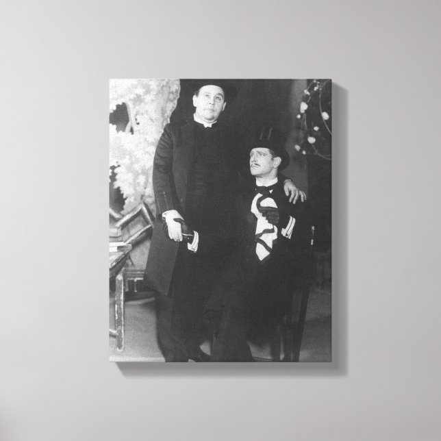 Charles Laughton as Canon Chasuble och Roger Lives Canvastryck (Framsida)