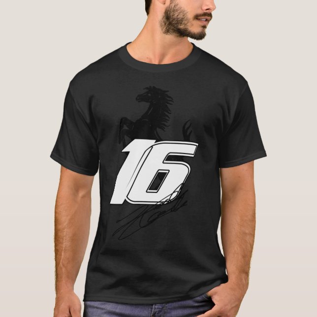 Charles Leclerc 2020 Classic T-Shirt (Framsida)