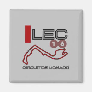 Charles Leclerc, Formel 1, Monaco Grand Prix Magnet