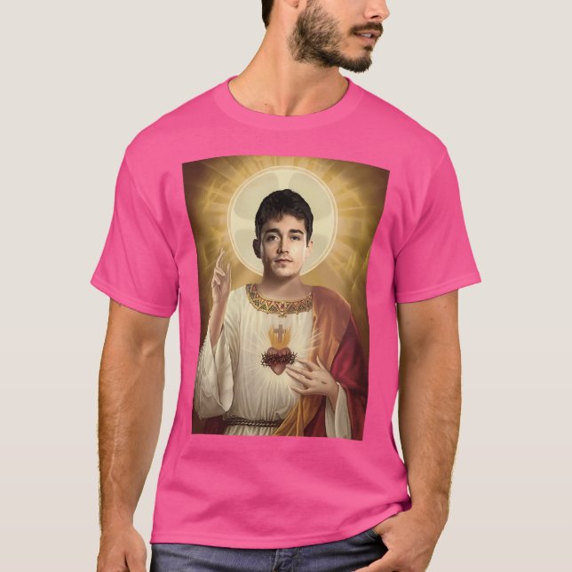 Charles Leclerc Jesus T Shirt (Framsida)