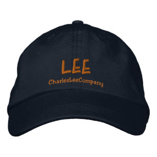Charles Lee Company Cap 2 Broderad Keps
