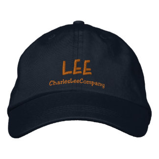 Charles Lee Company Cap 2 Broderad Keps
