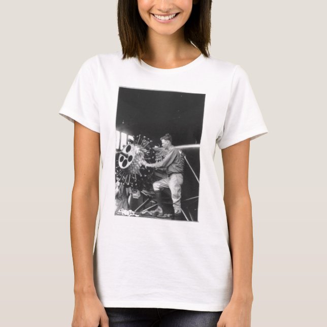 Charles Lindbergh Circa 1927 Tee (Framsida)
