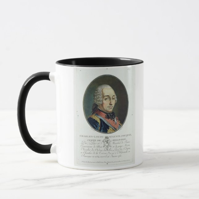 Charles-Louis-Auguste Fouquet (1684-1761) från 'Po Mugg (Vänster)