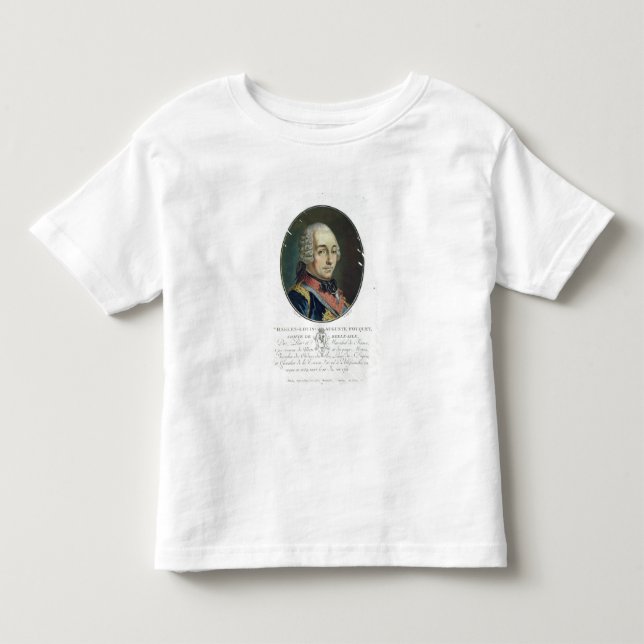 Charles-Louis-Auguste Fouquet (1684-1761) från 'Po Tee Shirt (Framsida)
