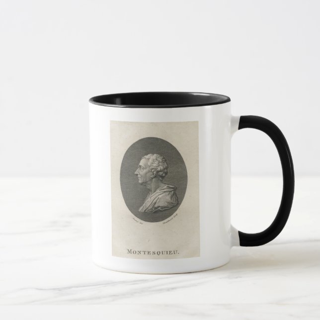 Charles Louis de Secondat, Baron de Montesquieu Mugg (Höger)