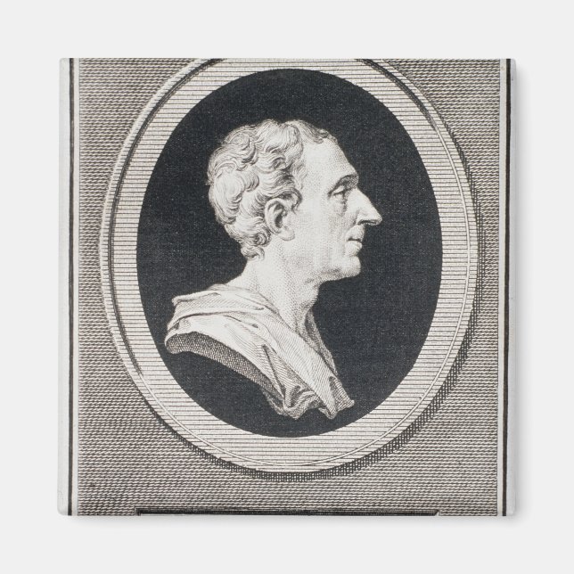 Charles Louis de Sekdat, Baron de Montesquieu Magnet (Framsidan)