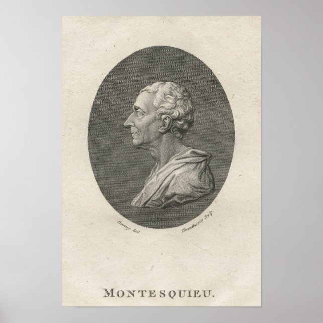 Charles Louis de Sekdat, Baron de Montesquieu Poster (Framsidan)