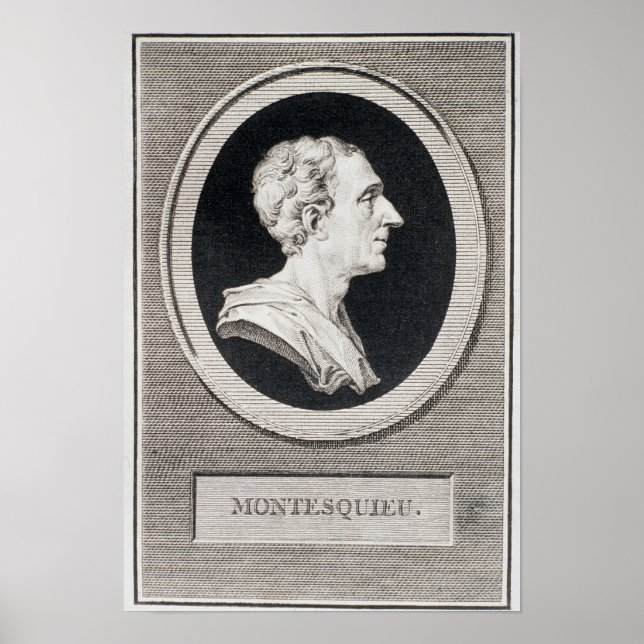Charles Louis de Sekdat, Baron de Montesquieu Poster (Framsidan)